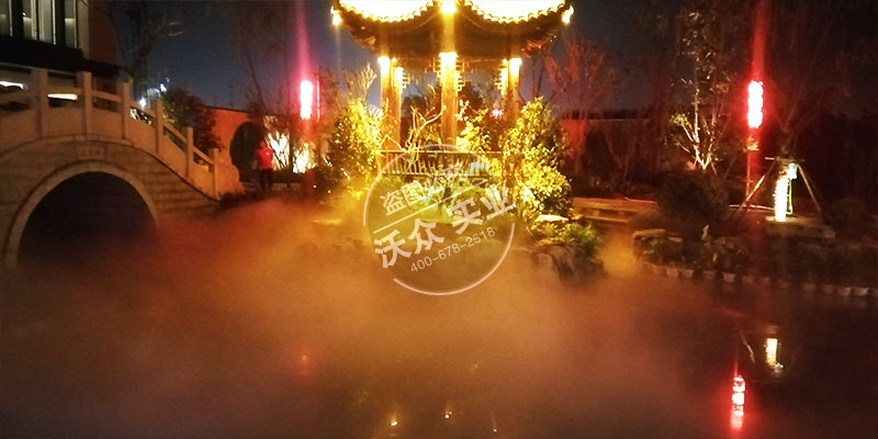 菏澤市單縣單州府售樓部霧森造霧項目